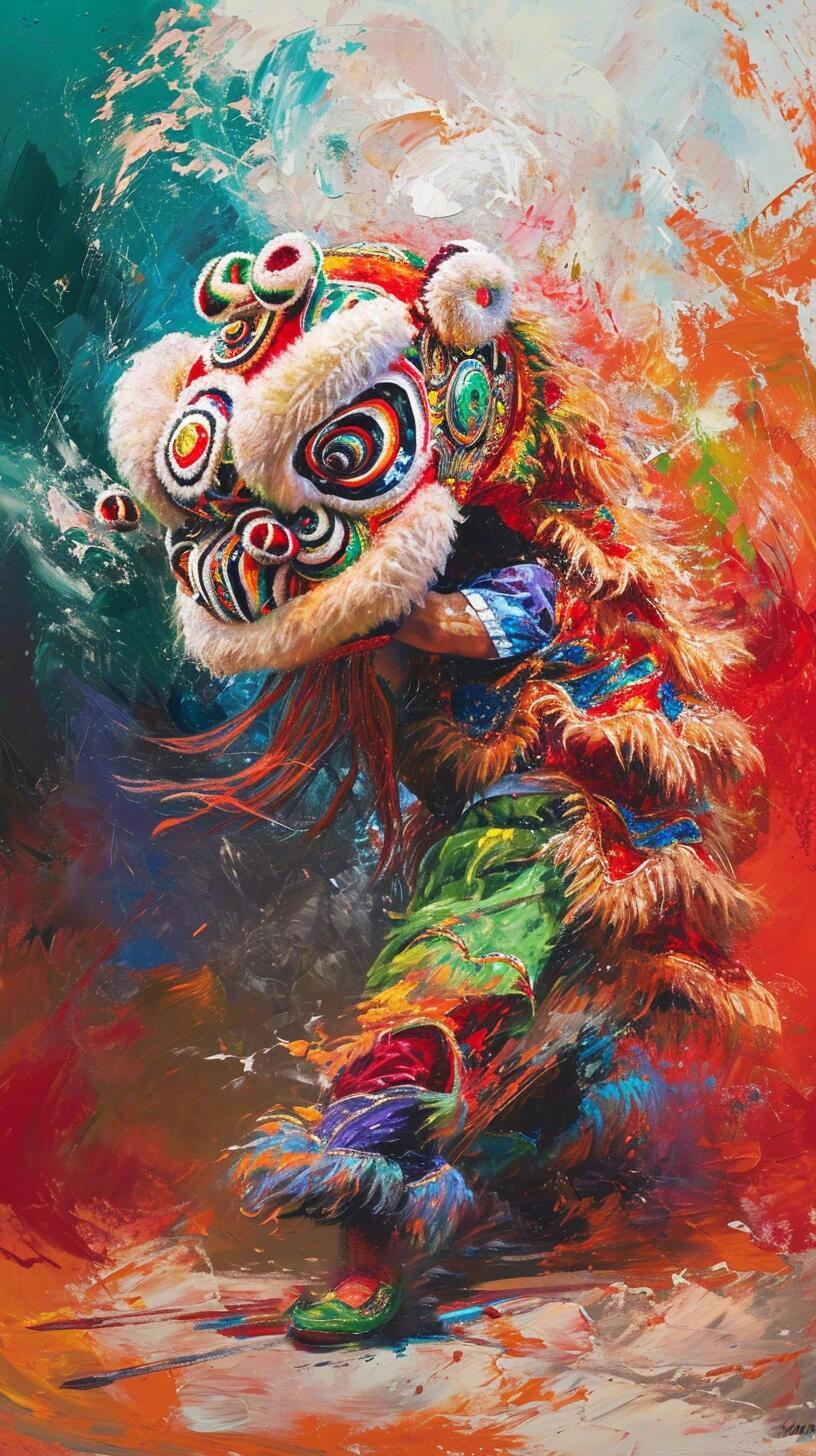 传统舞狮的现代魅力，最新舞狮风采展示